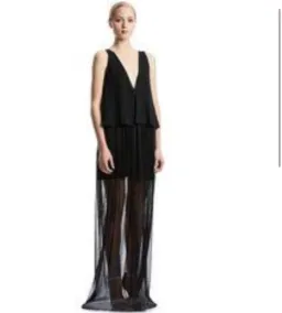 Scanlan Theodore Dress Navy & Black Size 6 for rent on The Volte - image 2