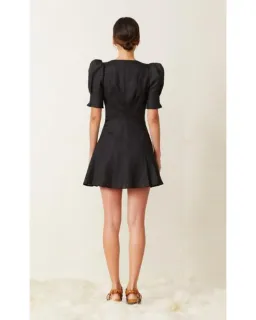 Bec & Bridge Puka Shell Dress Black Size AU 8  for rent on The Volte - image 2