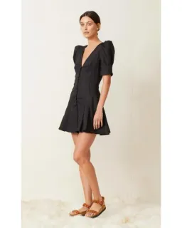 Bec & Bridge Puka Shell Dress Black Size AU 8  for rent on The Volte - image 1