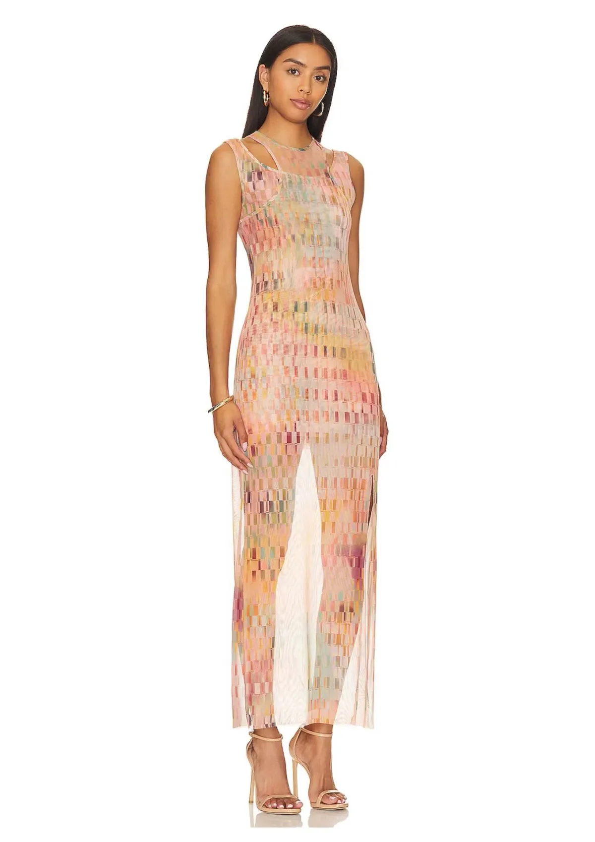 MISA Los Angeles Fernanda Dress Multi-colour Size 8 for rent on The Volte - main image