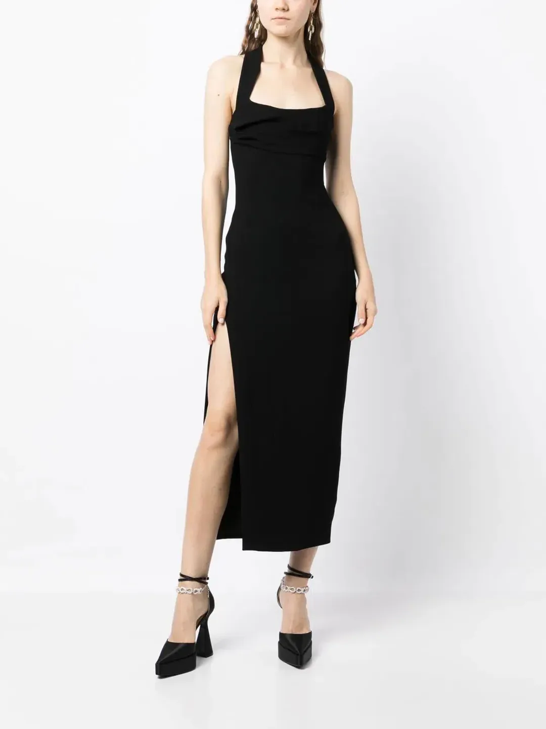 Rachel Gilbert Blaine Midi Dress Black Size 1 / AU 8 for rent on The Volte - main image
