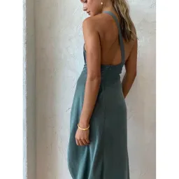 One Fell Swoop Harlequin Dress in Viridian Size 6 for rent on The Volte - image 3