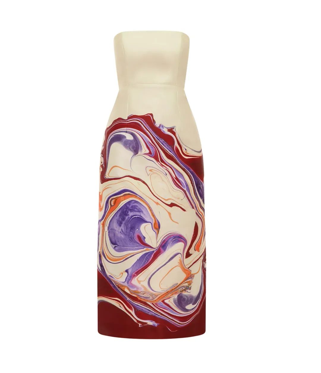 Alemais Luca Corset Midi Dress Multi Colour Size 12 for rent on The Volte - main image