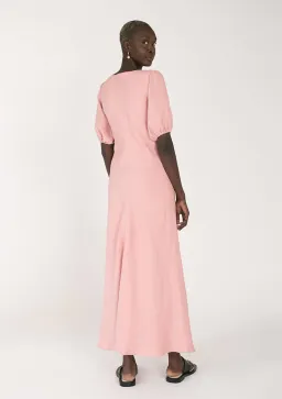Jillian Boustred Linen Dress Pink Size 16 for rent on The Volte - image 5