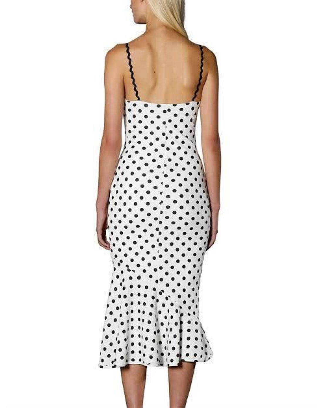 By Johnny Polka Bias Slip Dress Size 12 for rent on The Volte - main image