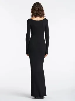 Sir The Label Petit Palace Maxi Black Size 8 for rent on The Volte - image 3