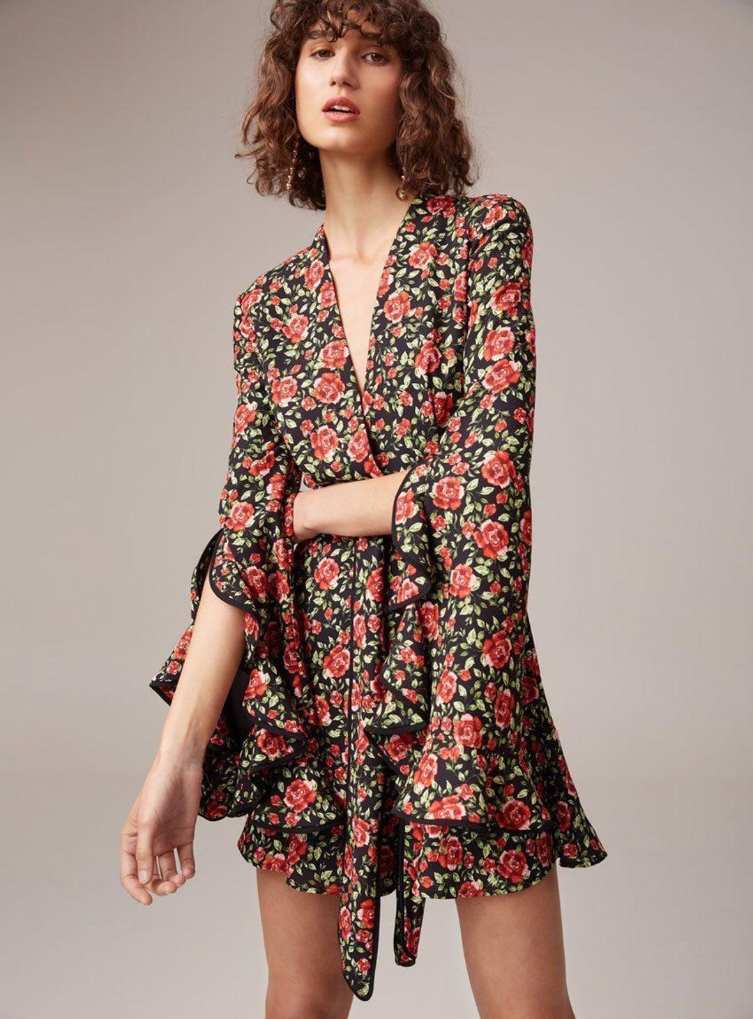 Outline Dress – Black Rose C/MEO Collective for rent on The Volte - main image