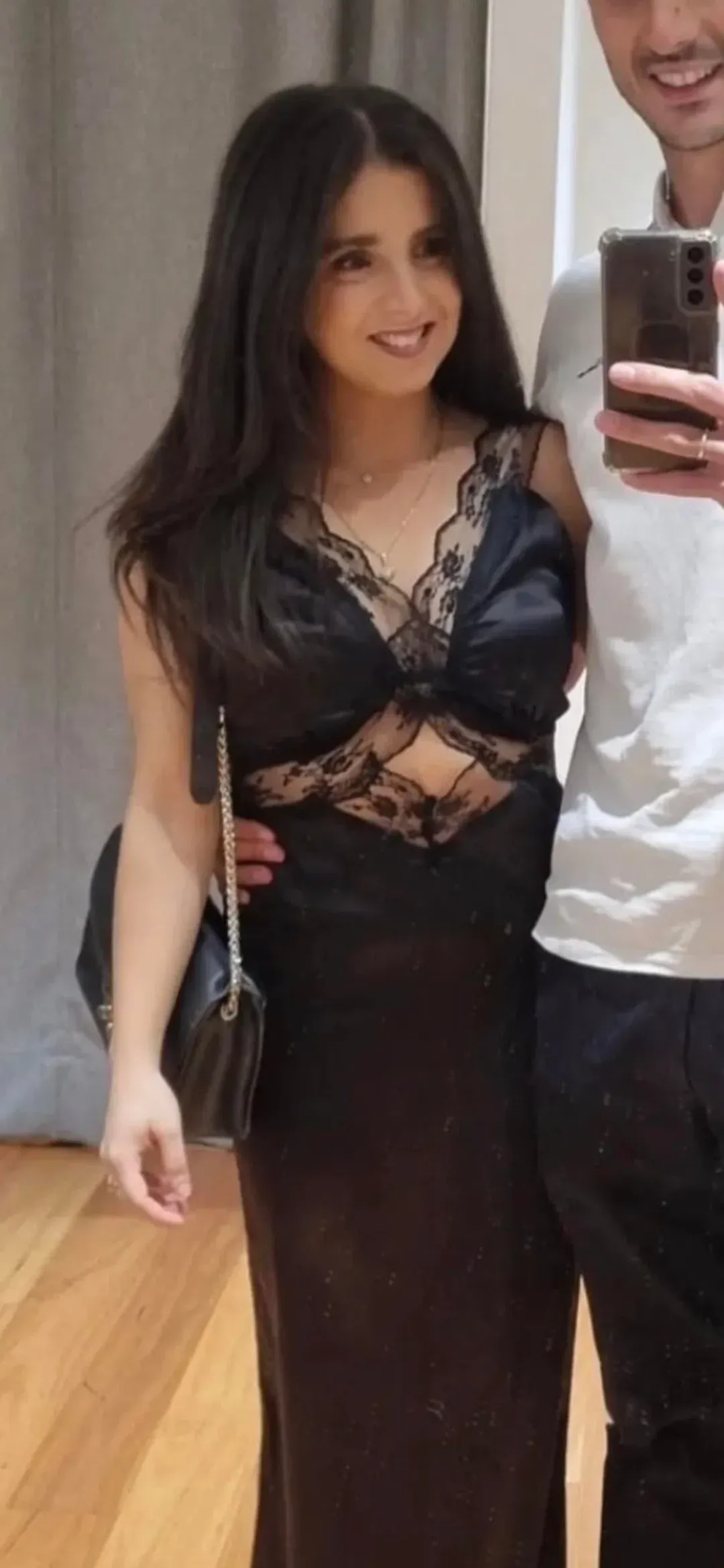 SIR Aries Cut Out Gown black size 6 for rent on The Volte - main image