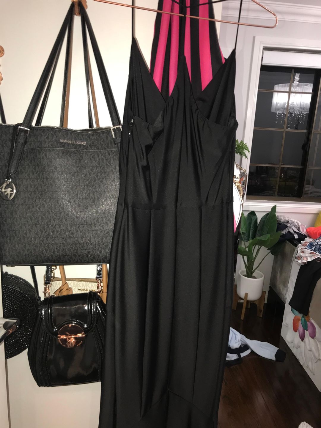 Sheike Black Bodycon Dress Size 6 for rent on The Volte - main image