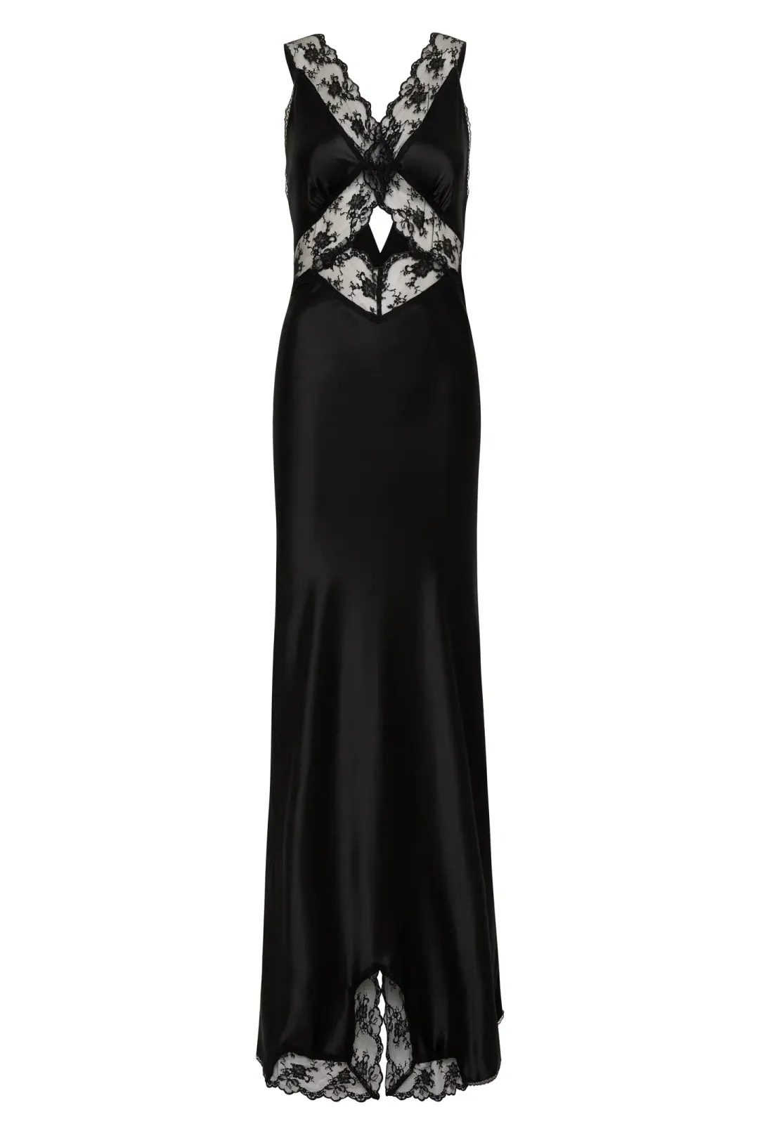 Sir  the Label Aries Cut Out Gown in Black Size 3 / AU 12 for rent on The Volte - main image