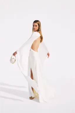 Cult Gaia Jasmin Dress White Size 8 for rent on The Volte - image 4