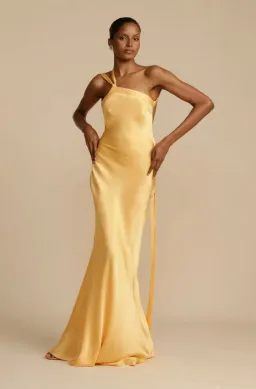Arcina Ori Monique Dress in Yellow Small/Au 8 for rent on The Volte - image 1