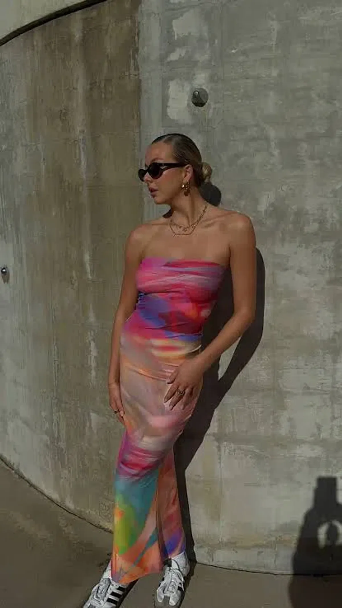 HNTR the Label Lotus Maxi Sunset Dress Size 10 for rent on The Volte - main image