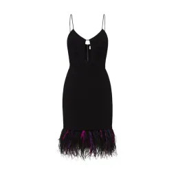 Rebecca Vallance  Bronx Keyhole Mini Dress Black Size 4 for rent on The Volte - image 3