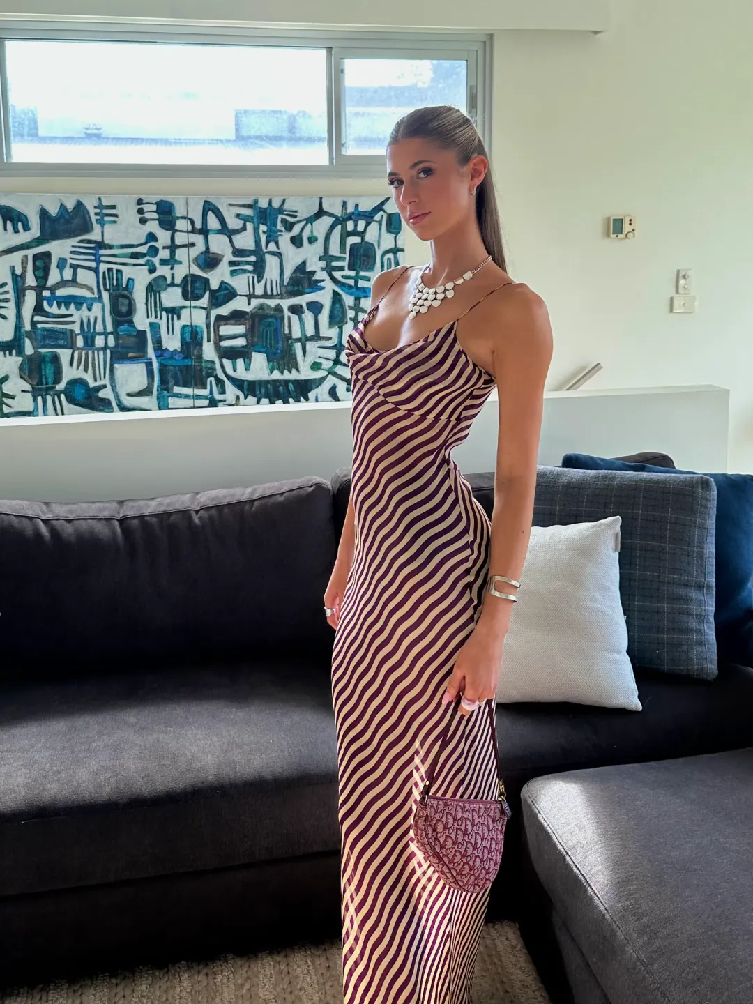 Rat & Boa Assisi Maxi Dress Print Size S / AU 8 for rent on The Volte - main image