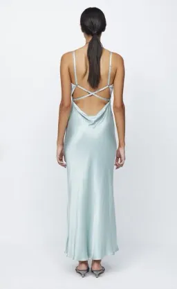 Bec & Bridge Malia Open Cross Back Maxi Dress in Seafoam Green Size XS / AU 6 for rent on The Volte - image 4