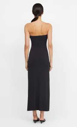 Bec & Bridge Myla Strapless Midi Dress Black Size 12  for rent on The Volte - image 2