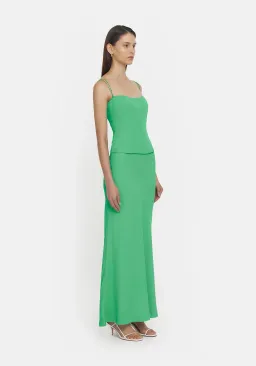 Viktoria + Woods Saxophone Top and Hillcrest Skirt Set Kelly Green Size 0 / AU 6 for rent on The Volte - image 2