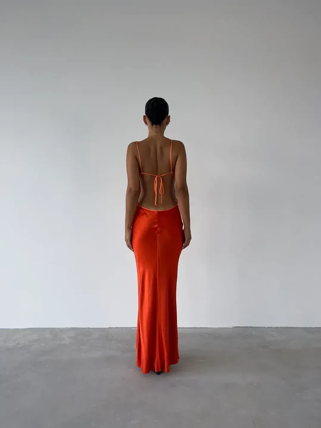 Bec & Bridge Cedar City Maxi Dress in Turmeric & Fire Red Size 16  for rent on The Volte - main image