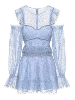 Alice McCall Found U Mini Dress Blue Size 8 for rent on The Volte - image 4