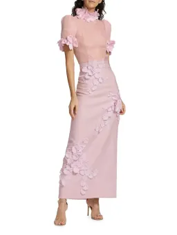 Zimmermann The High Tide Flower Body Shirt Size 0/Au 8 &  Skirt in Lilacand Skirt Size 1/Au 10 Set in Lilac  for rent on The Volte - image 1