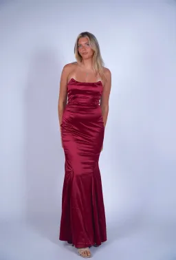 Alamour The Label Dione Dress Wine Red Size 10 for rent on The Volte - image 1
