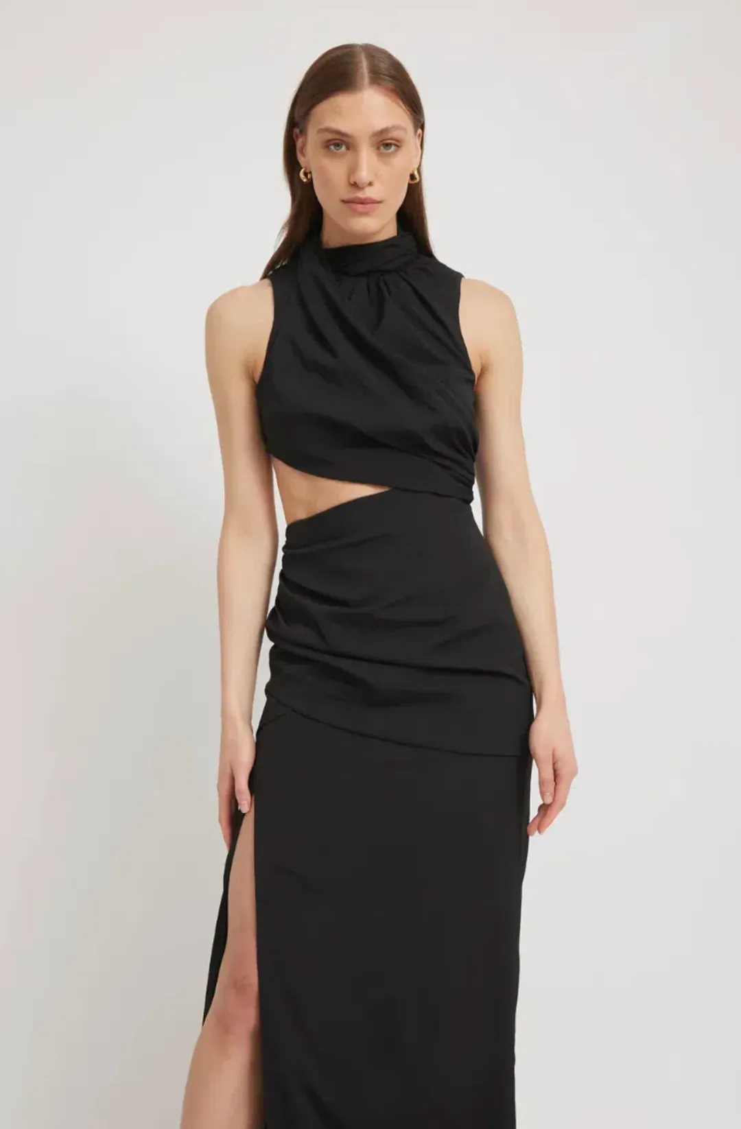 Tojha Giana Dress Black Size 6  for rent on The Volte - main image