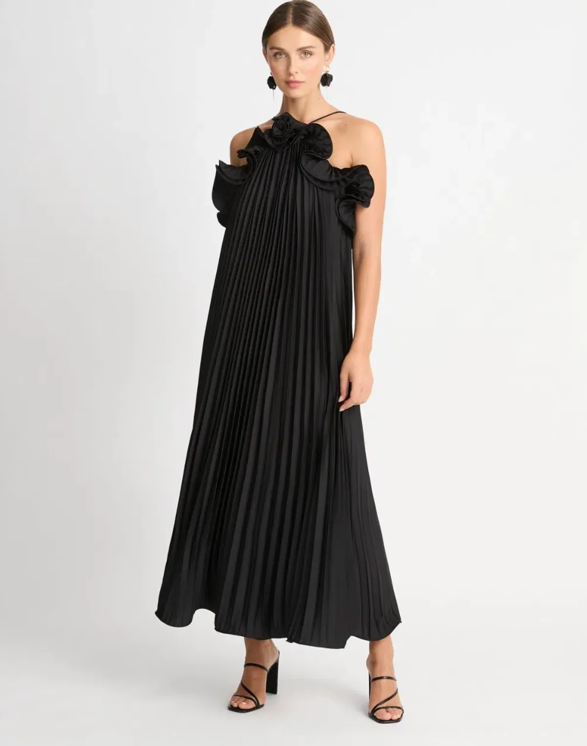 Sheike Eliza Maxi Dress Black Size 6 for rent on The Volte - main image