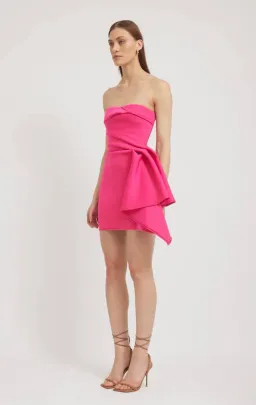 Tojha Nevie Mini Dress Fuchsia Size S / AU 8 for rent on The Volte - image 2