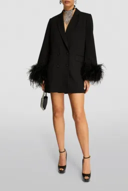 Rachel Gilbert Lincoln Mini Dress Black Size L / AU 12 for rent on The Volte - image 4