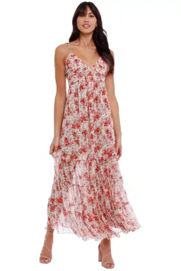 Misa LA Fallon Maxi Dress Floral Size 8 for rent on The Volte - image 6