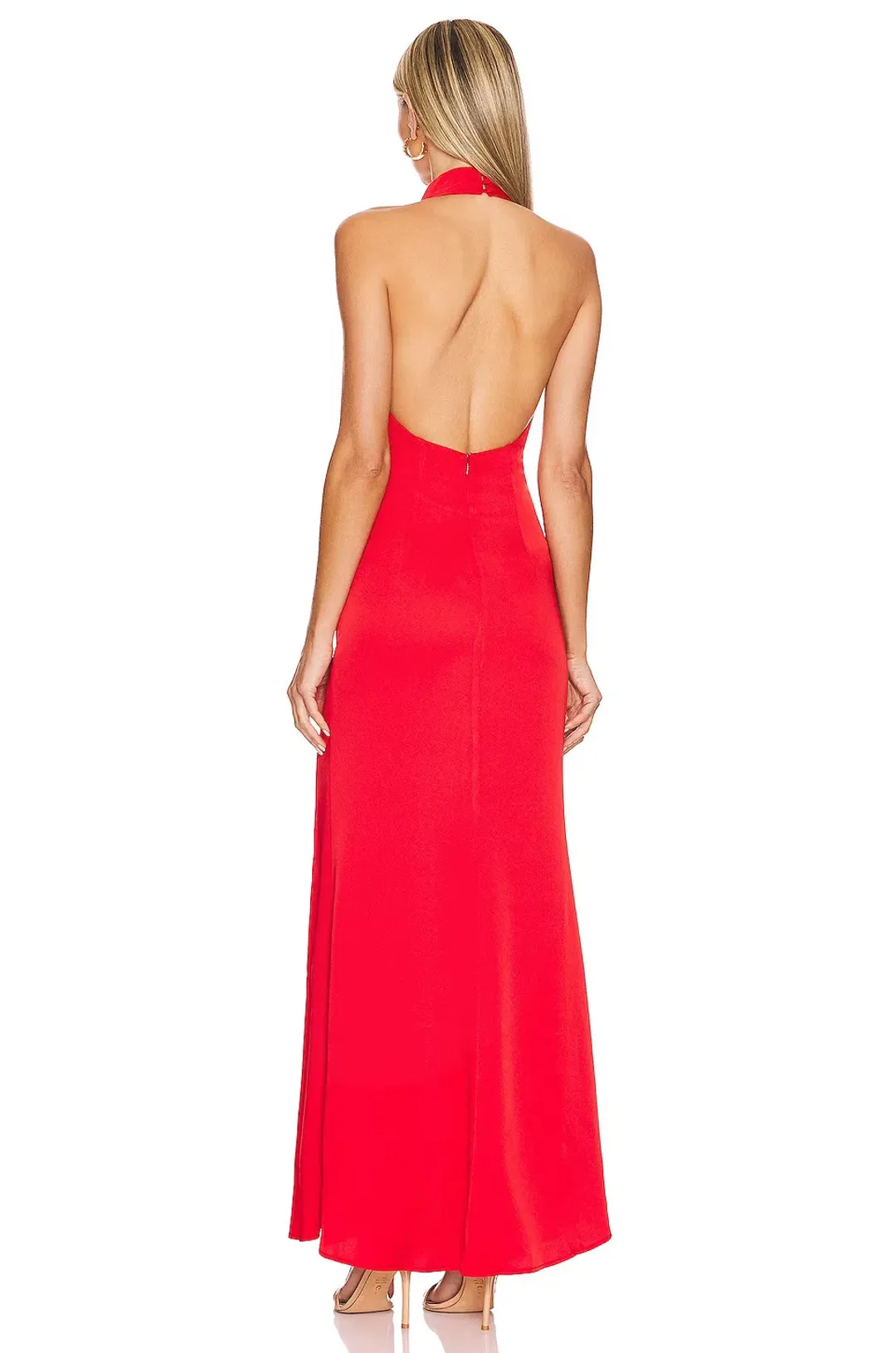 MISHA Clover Gown Red Size 8/S for rent on The Volte - main image