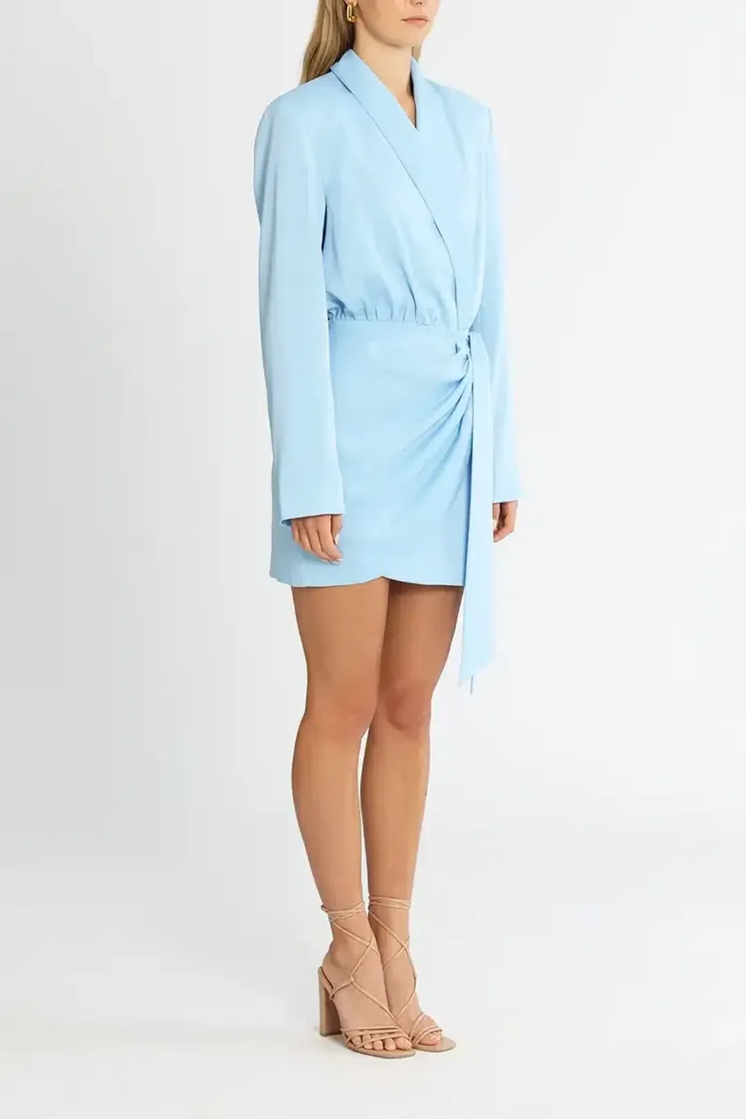 MISHA Azera Mini Dress Blue Bell Size 10/M for rent on The Volte - main image