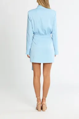 MISHA Azera Mini Dress Blue Bell Size 10/M for rent on The Volte - image 3