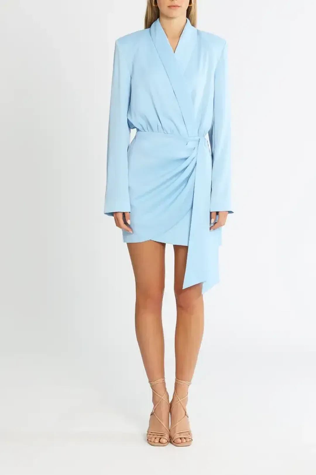 MISHA Azera Mini Dress Blue Bell Size 10/M for rent on The Volte - main image