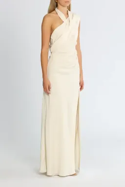Misha Bella Gown in Ivory Size 8 for rent on The Volte - image 2