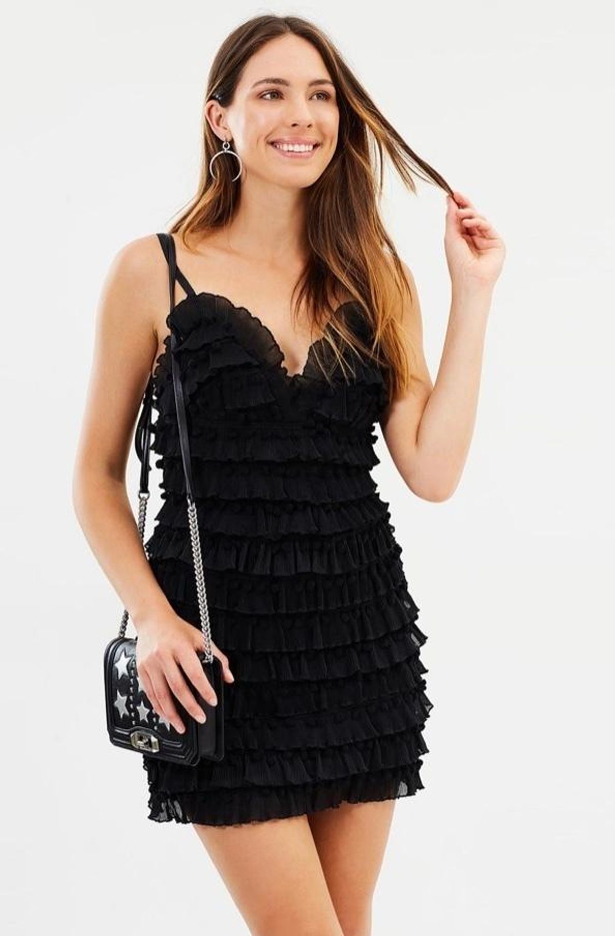 Mossman ‘Hunters and Gatherers’ Black Dress Size 10 for rent on The Volte - main image