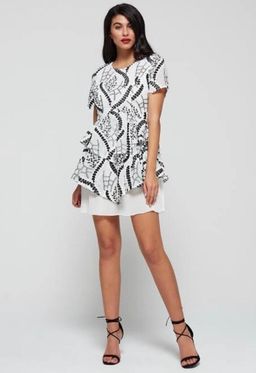 Mossman Climbing vine mini dress size 12 for rent on The Volte - image 1