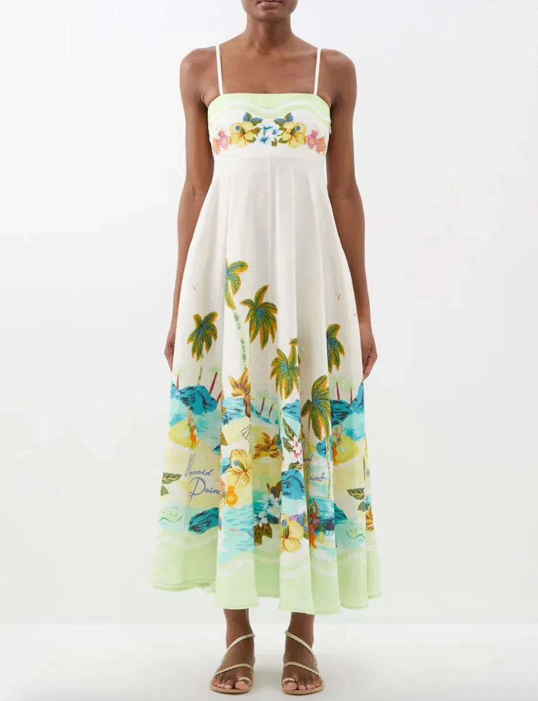 Alemais Mermaid Point Sundress Print Size AU 6 for rent on The Volte - main image