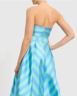 Rebecca Vallance Seychelles Midi Dress Blue Size AU 10 for rent on The Volte - image 4