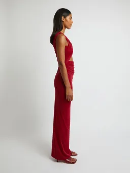Christopher Esber Venus Tank Dress in Cherry Red | Size 8 for rent on The Volte - image 4