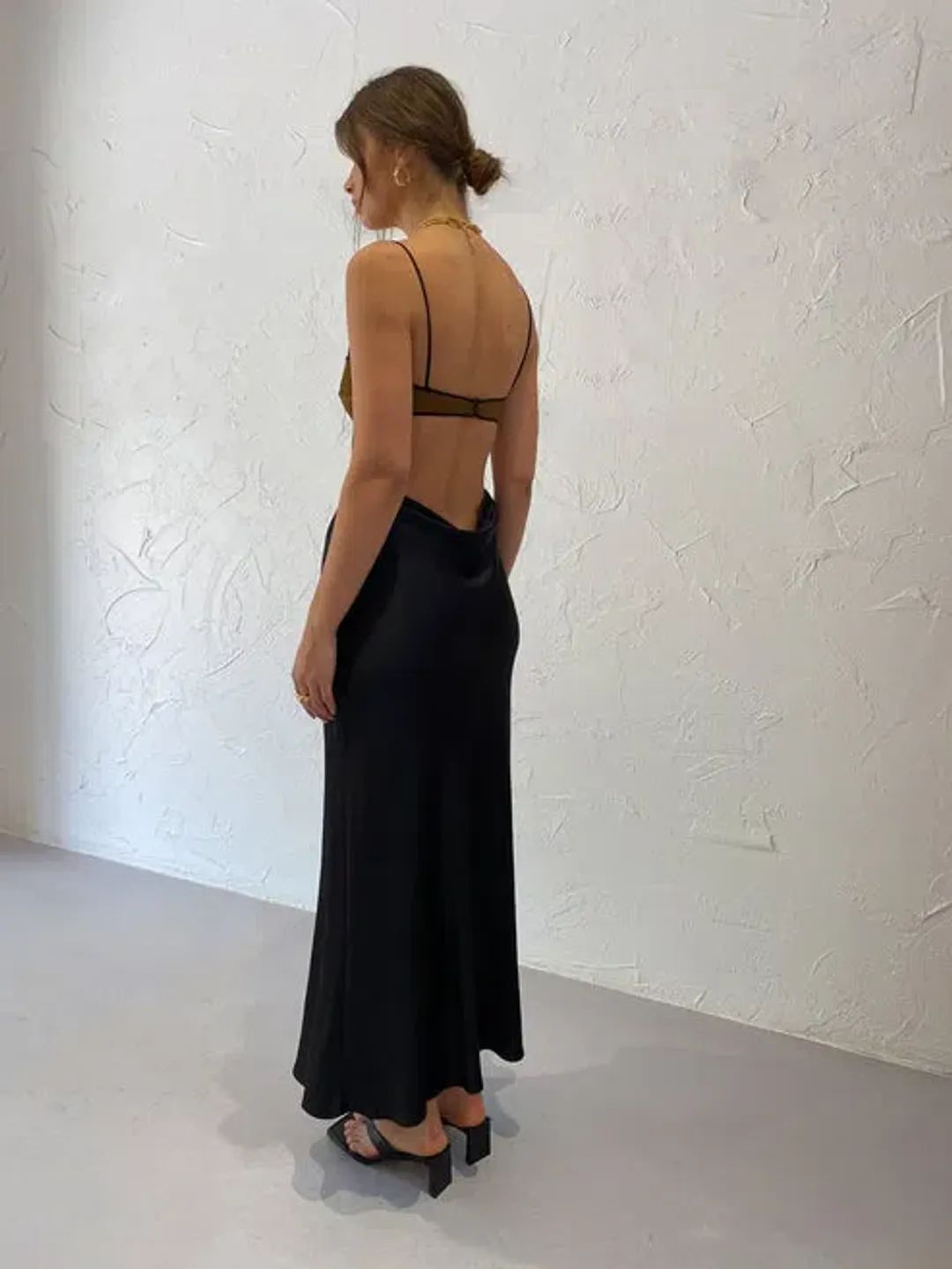 Bec & Bridge Agatha Dress Black/Bronze Size 12 for rent on The Volte - main image