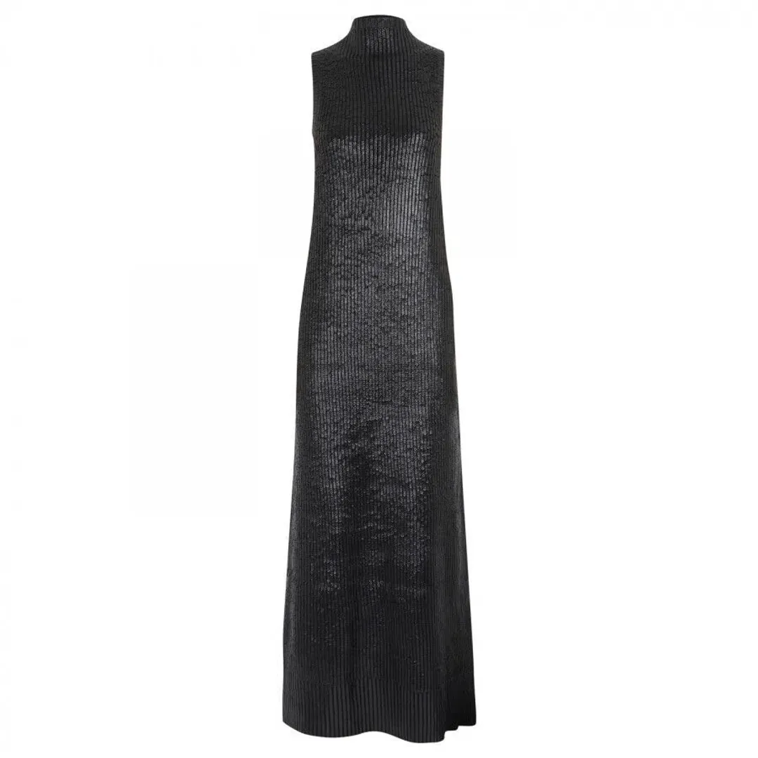 Sass & Bide Wintergate Pop Rocks Maxi Dress Black Size 8 for rent on The Volte - main image