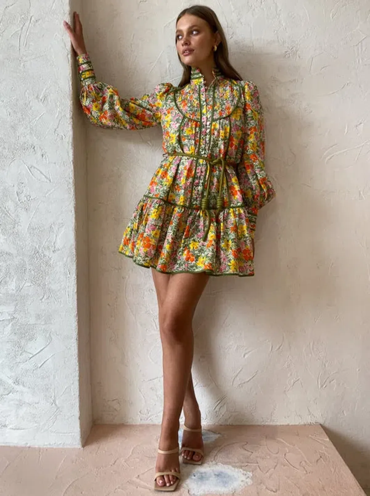 Alemais Cabana Mini Dress Multi Size 8 for rent on The Volte - main image