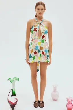 Alemais Everly Mini Dress Multi Size 6 for rent on The Volte - image 1