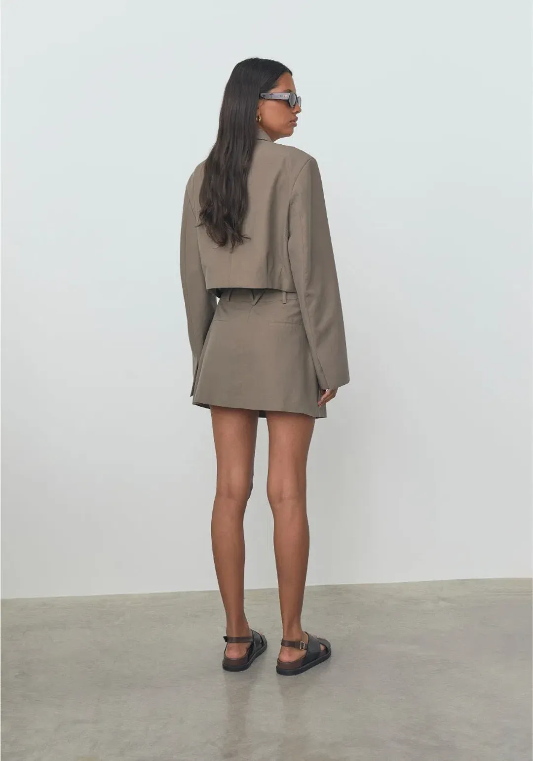 Viktoria & Woods Aerobic Blazer Grey Size 8 for rent on The Volte - main image