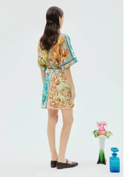 Alemais Dreamer Shirt Dress Multi Floral Size 6 for rent on The Volte - image 3