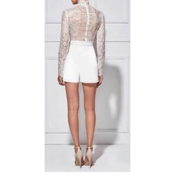 MISHA Alisa Playsuit White Size 6/XS  for rent on The Volte - image 3