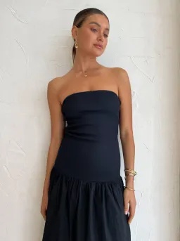 Anna Quan Amyra Strapless Dress Black Noir 8 for rent on The Volte - image 6