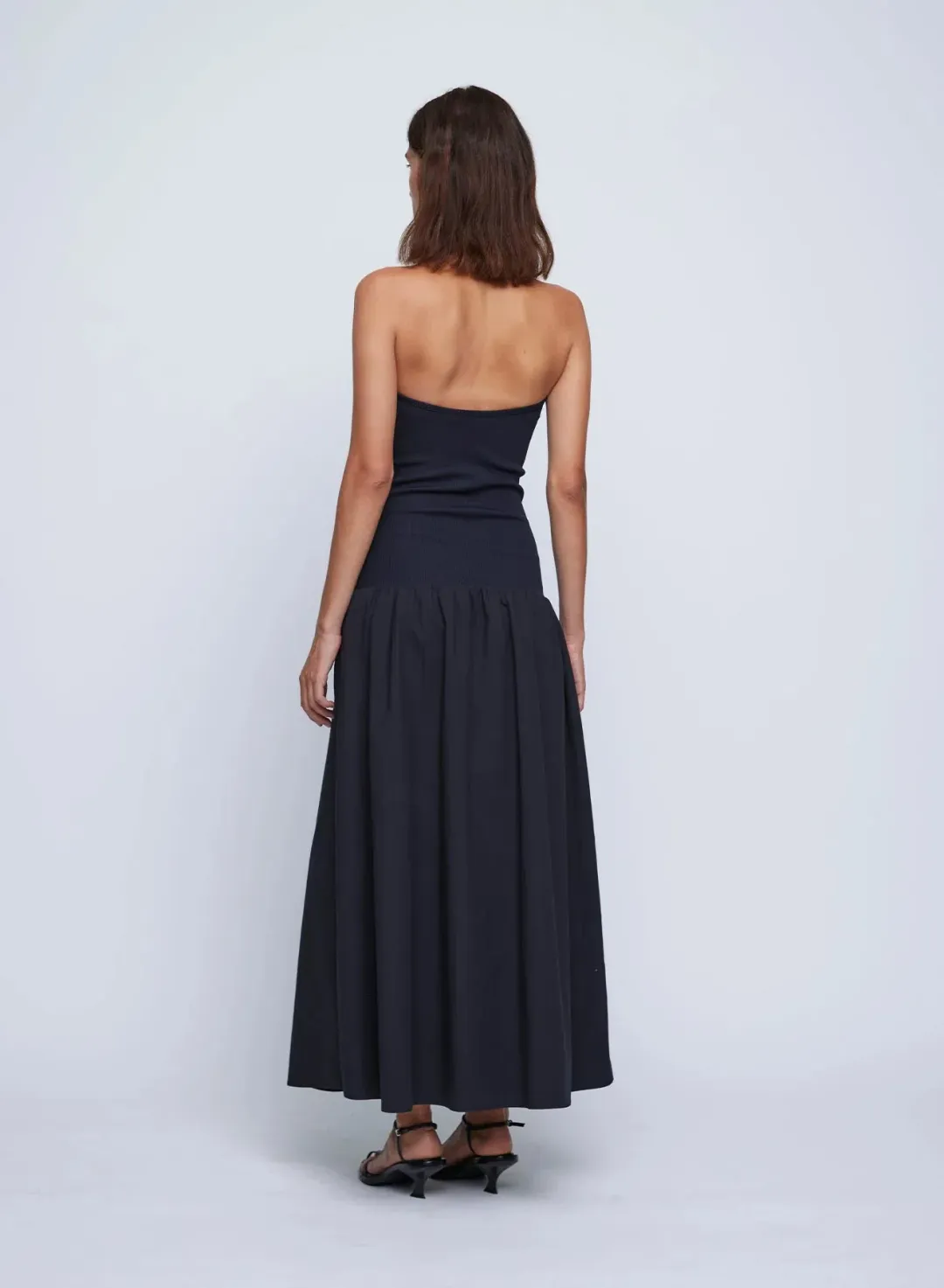 Anna Quan Amyra Strapless Dress Black Noir 8 for rent on The Volte - main image